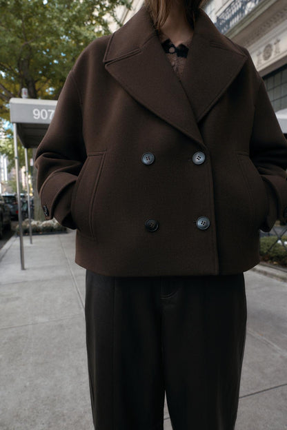 FERRUCCI | SHORT DOUBLE-BREASTED COAT - FERRUCCI ®